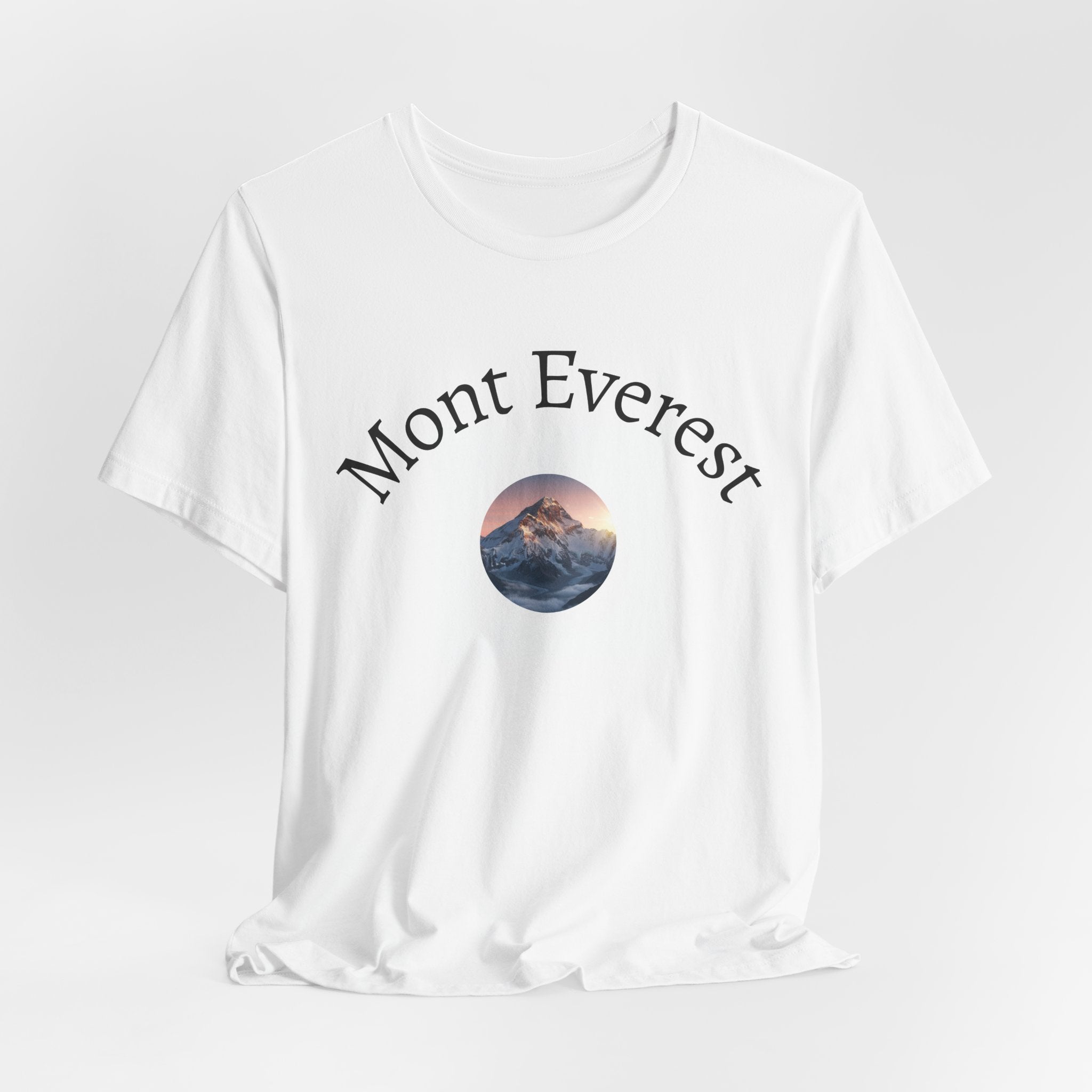 Mont Everest Mountain Tee — Scenic Sunrise Peak T-Shirt