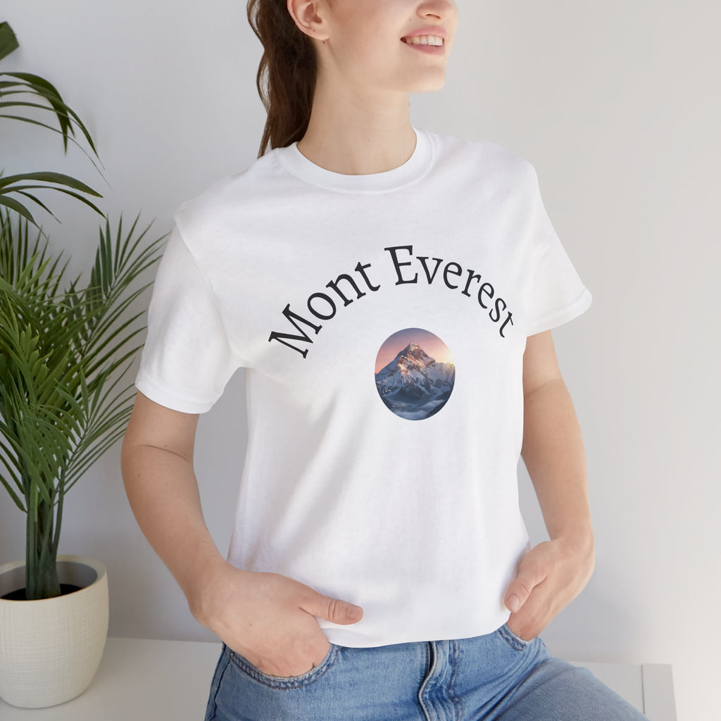 Mont Everest Mountain Tee — Scenic Sunrise Peak T-Shirt