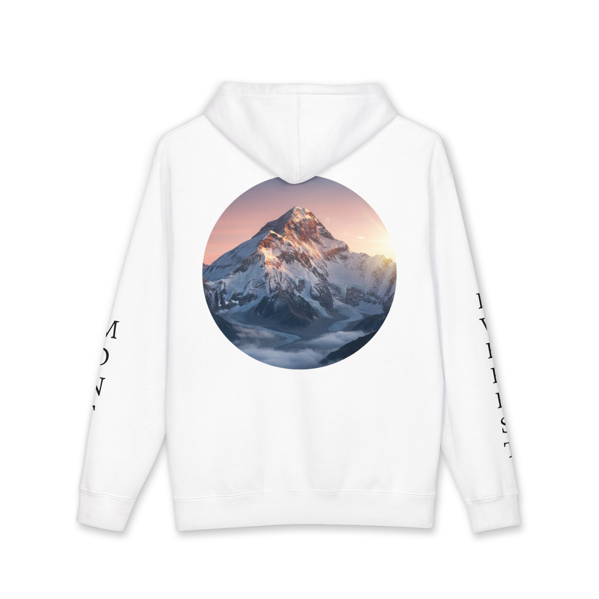 Mont Everest Mountain Hoodie — Scenic Peak Photo Pullover