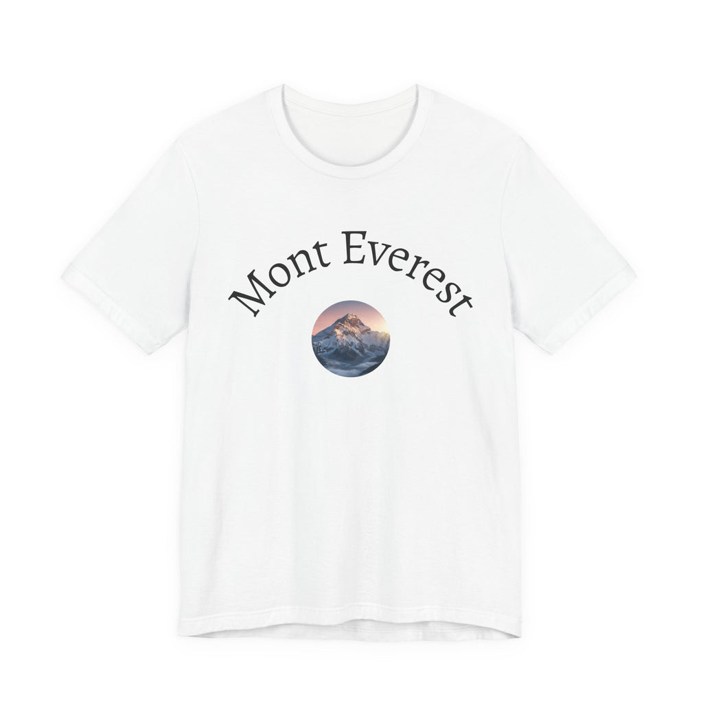 Mont Everest Mountain Tee — Scenic Sunrise Peak T-Shirt