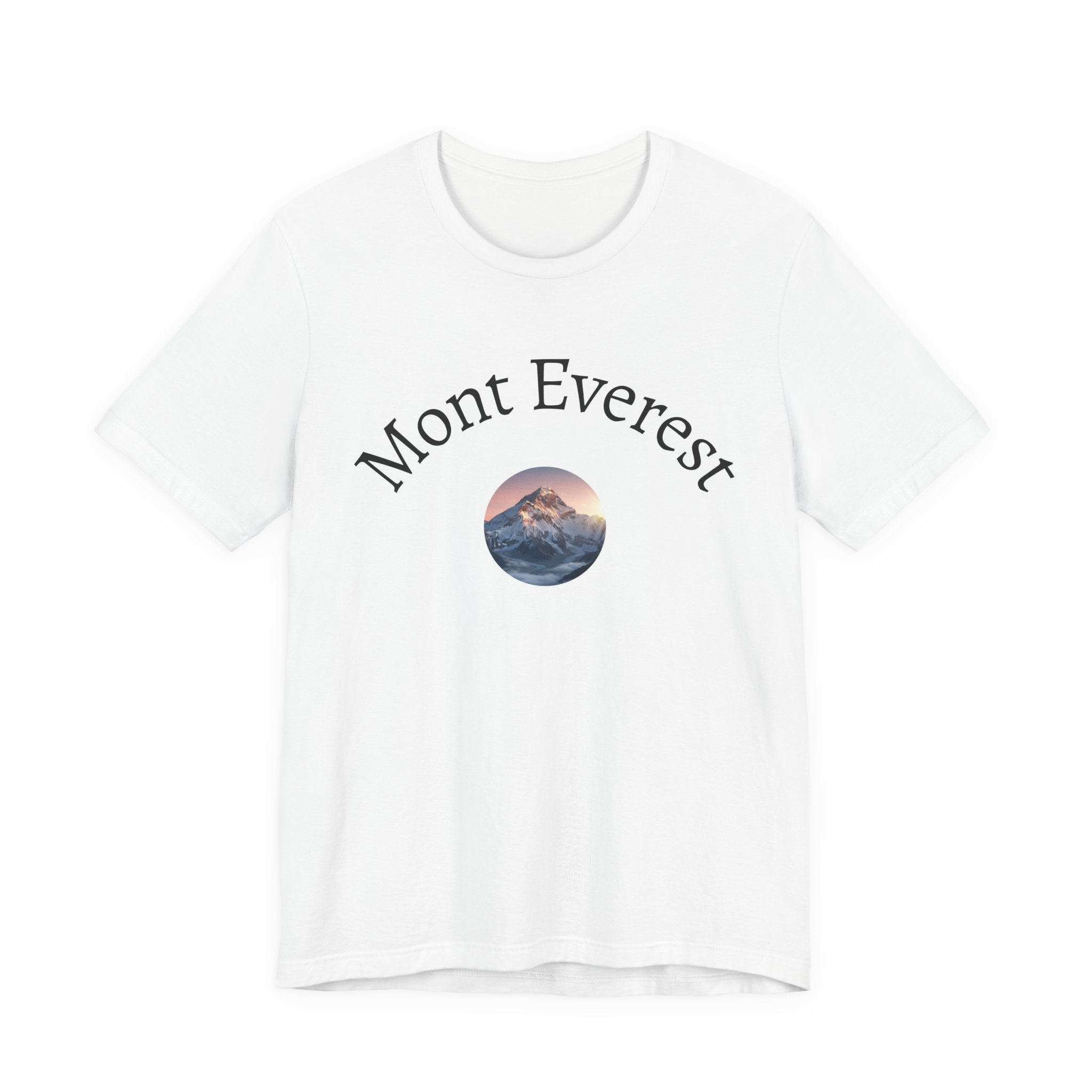 Mont Everest Mountain Tee — Scenic Sunrise Peak T-Shirt