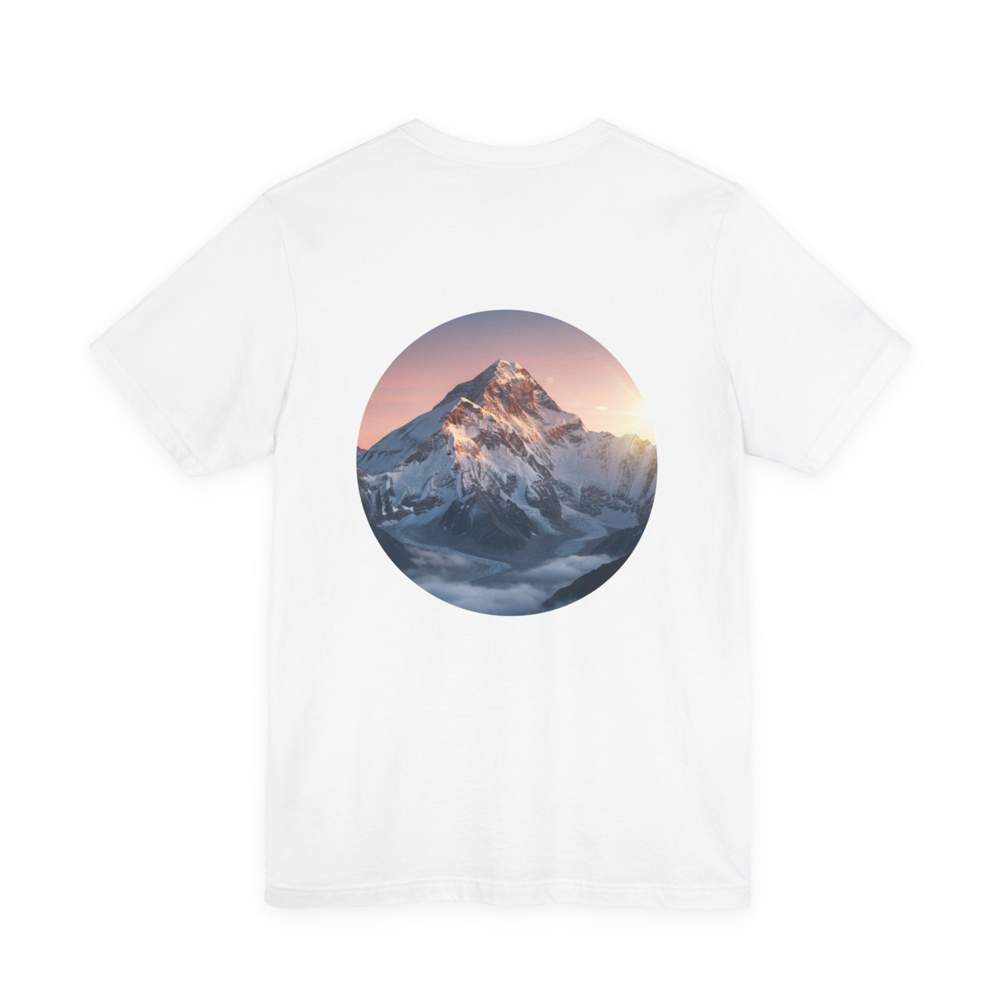 Mont Everest Mountain Tee — Scenic Sunrise Peak T-Shirt