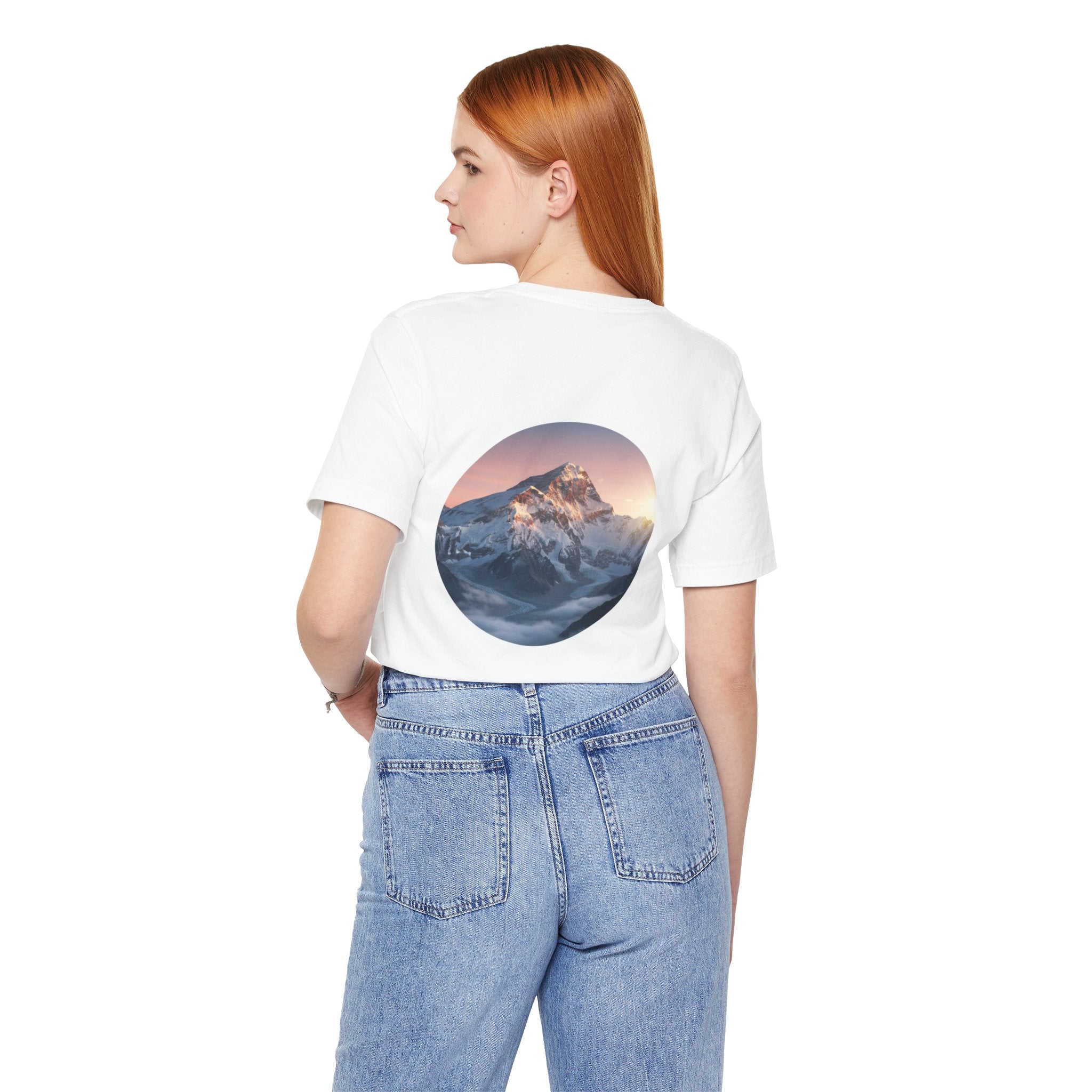 Mont Everest Mountain Tee — Scenic Sunrise Peak T-Shirt