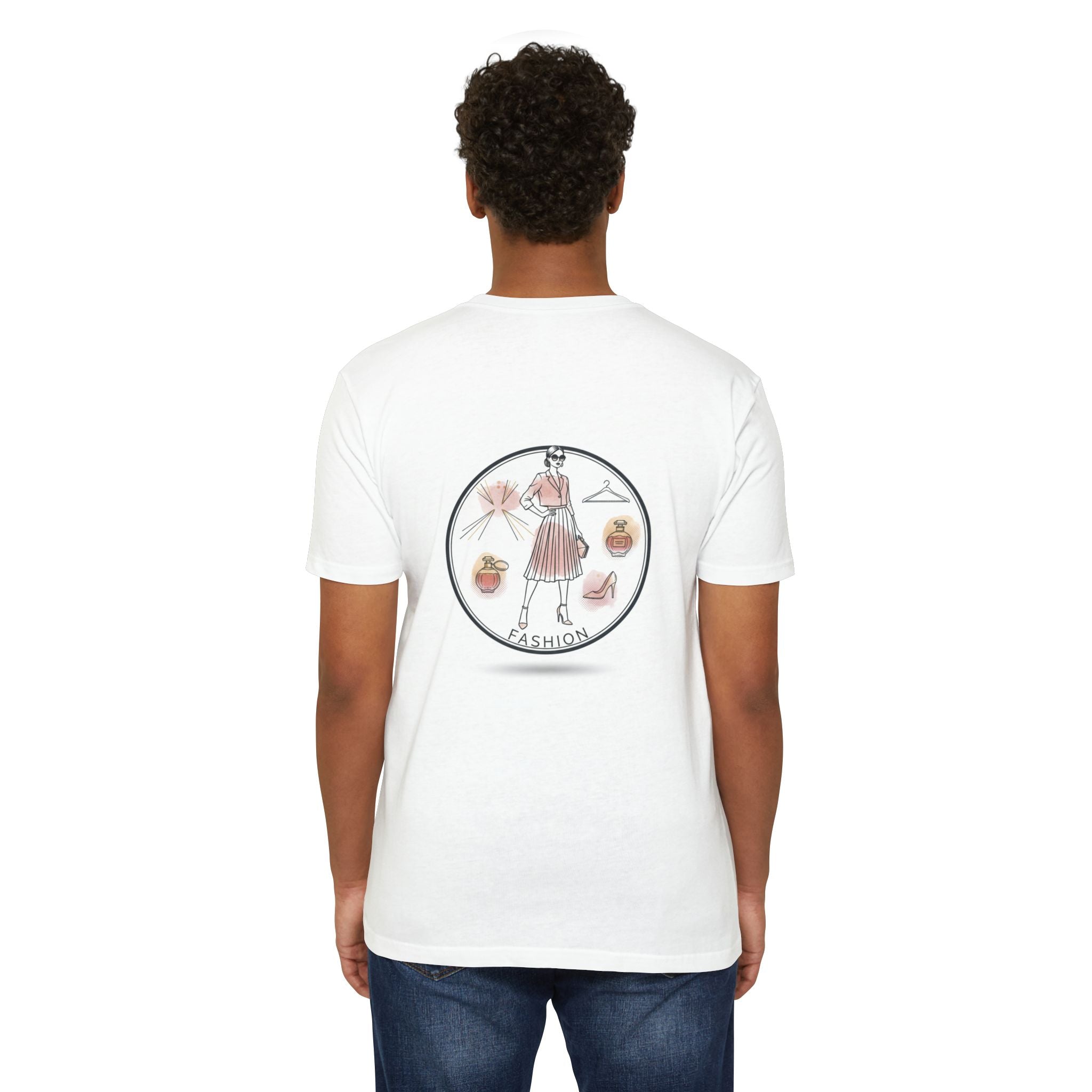 Fashion Illustration T-Shirt — Retro Boutique Style Tee