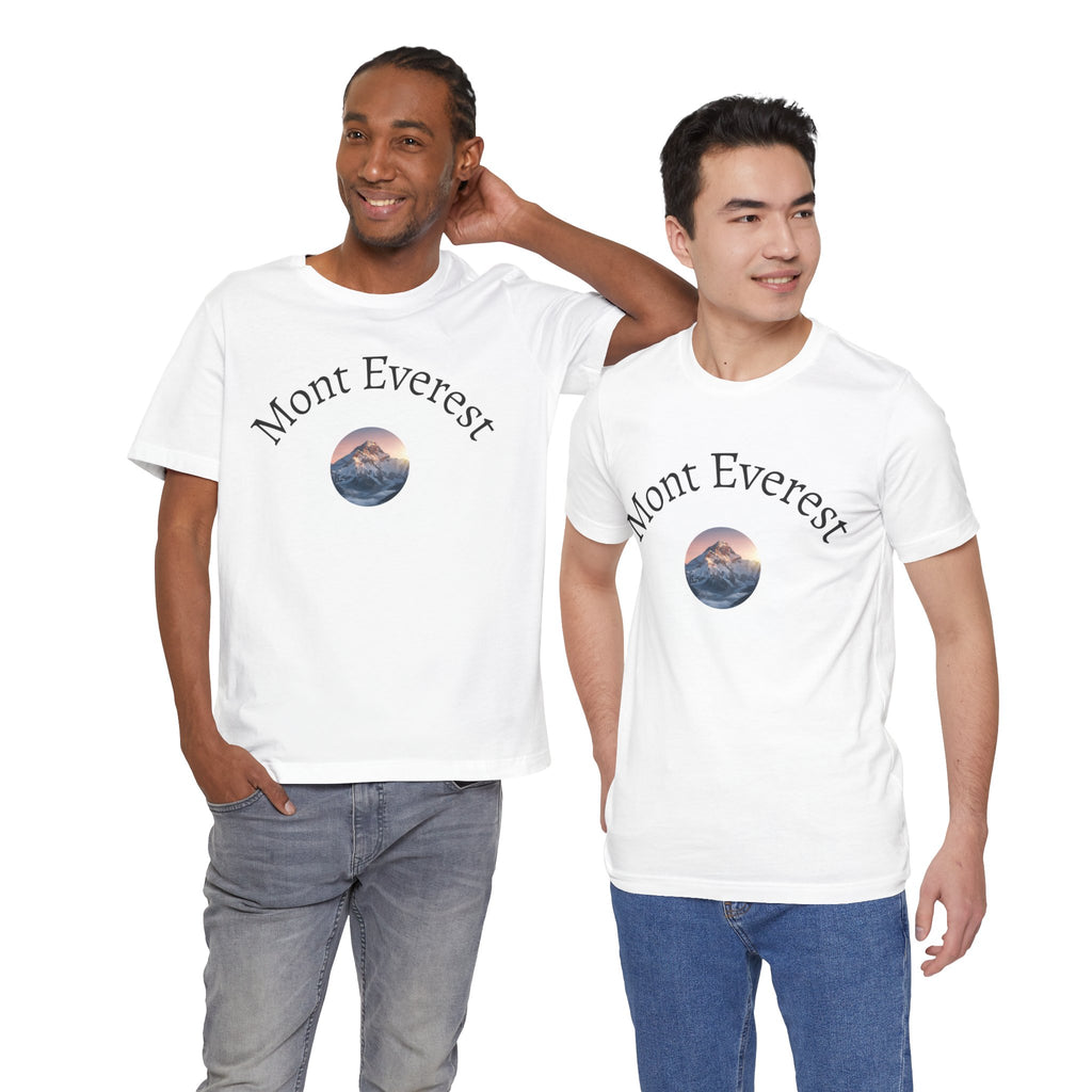 Mont Everest Mountain Tee — Scenic Sunrise Peak T-Shirt