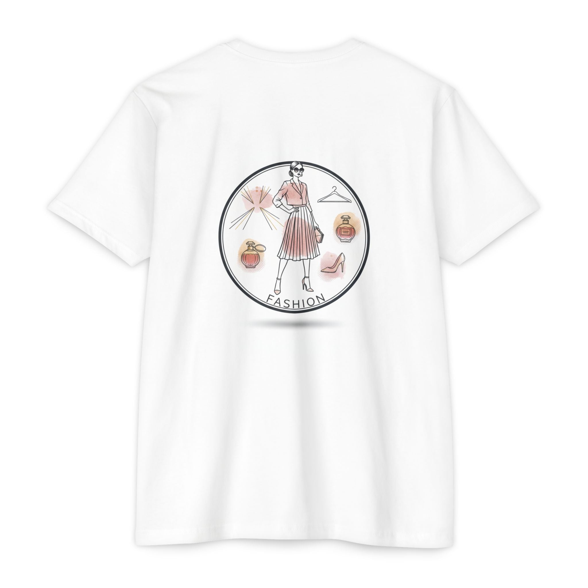Fashion Illustration T-Shirt — Retro Boutique Style Tee