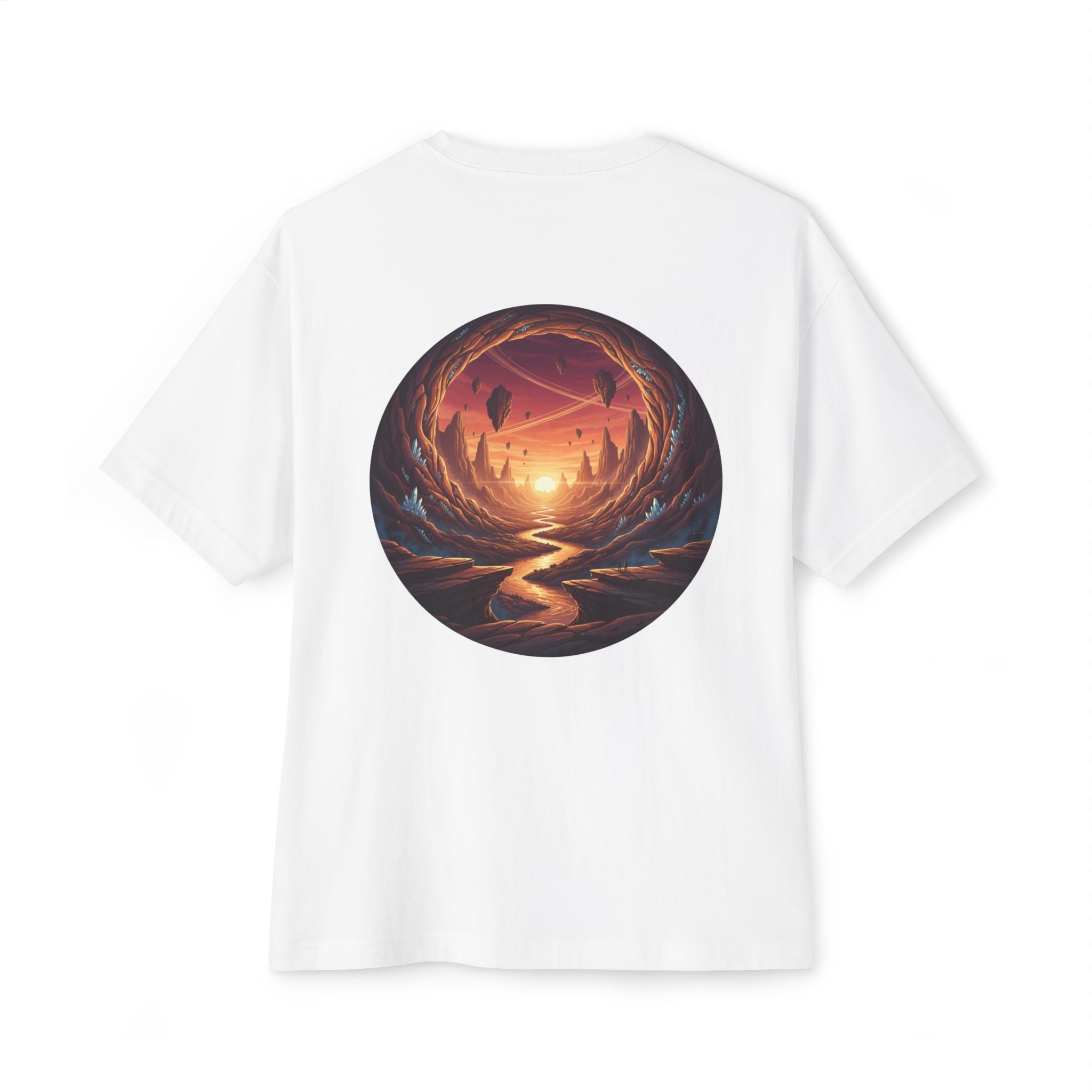 Boxy Tee — Sunset Portal Landscape Tee