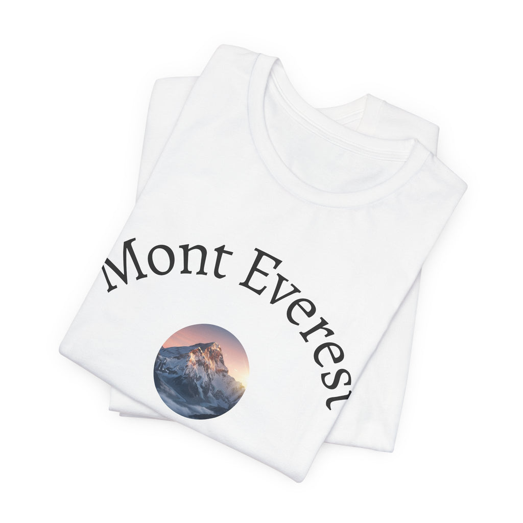 Mont Everest Mountain Tee — Scenic Sunrise Peak T-Shirt