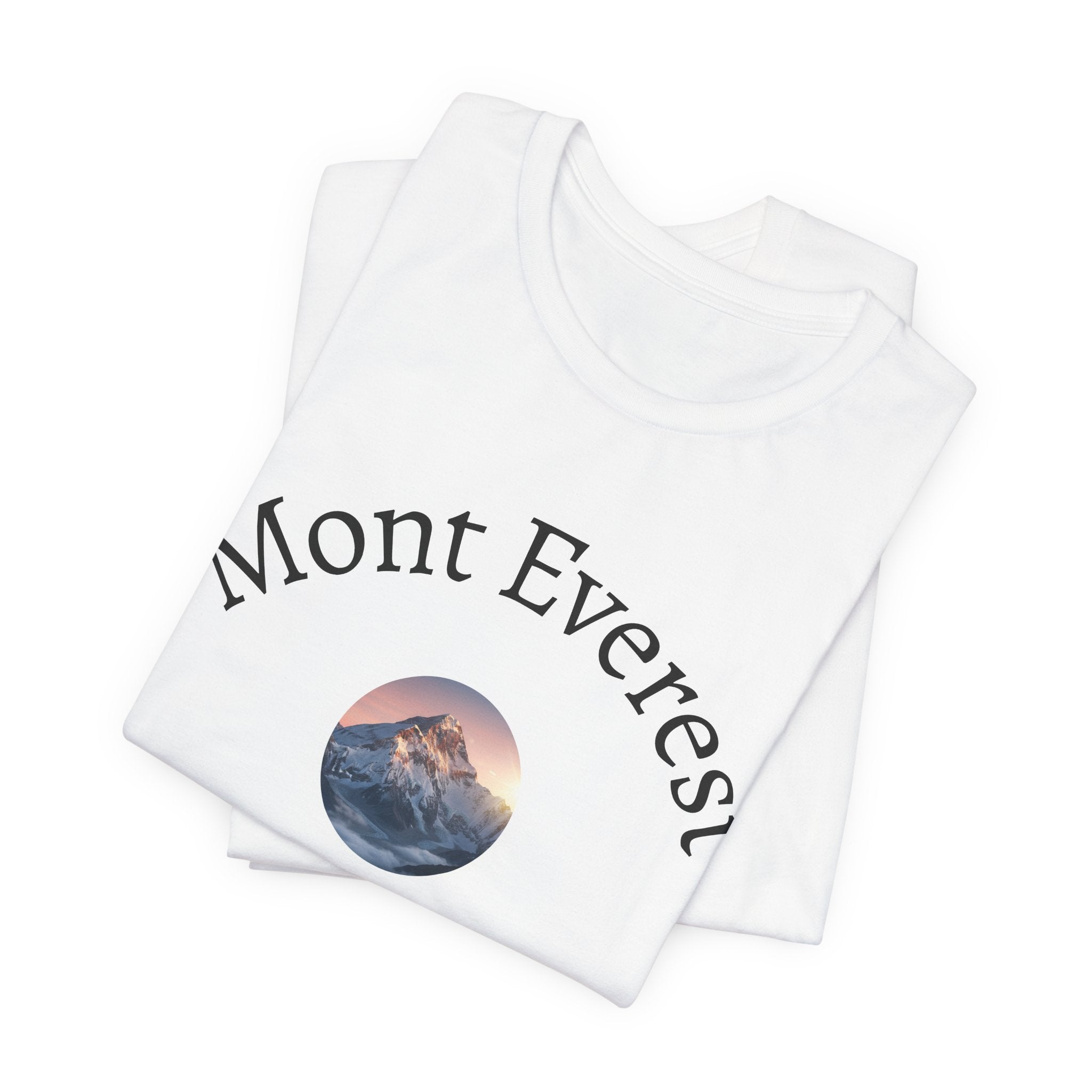Mont Everest Mountain Tee — Scenic Sunrise Peak T-Shirt