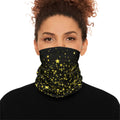 Pink Lip Print Neck Gaiter | Lipstick Kiss Face Tubular Scarf