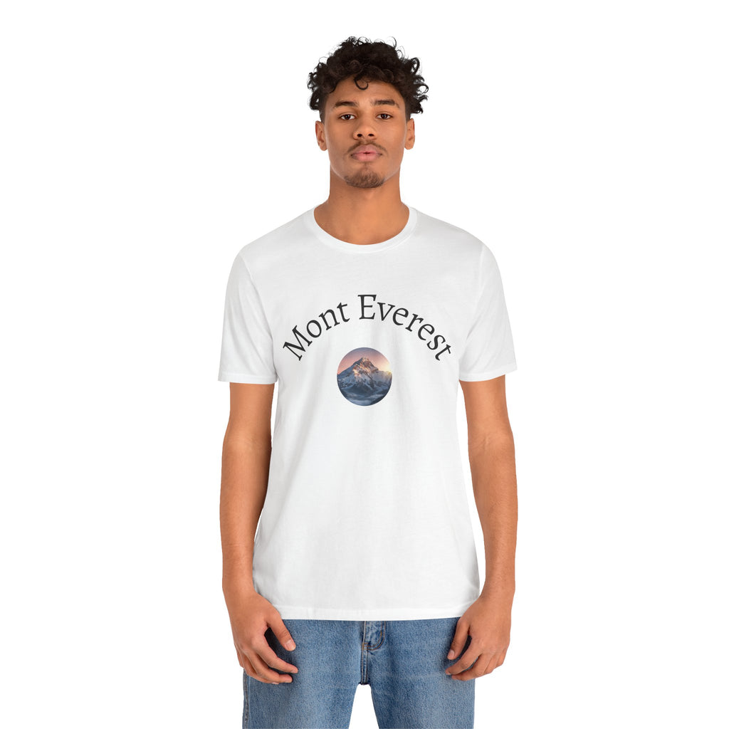 Mont Everest Mountain Tee — Scenic Sunrise Peak T-Shirt