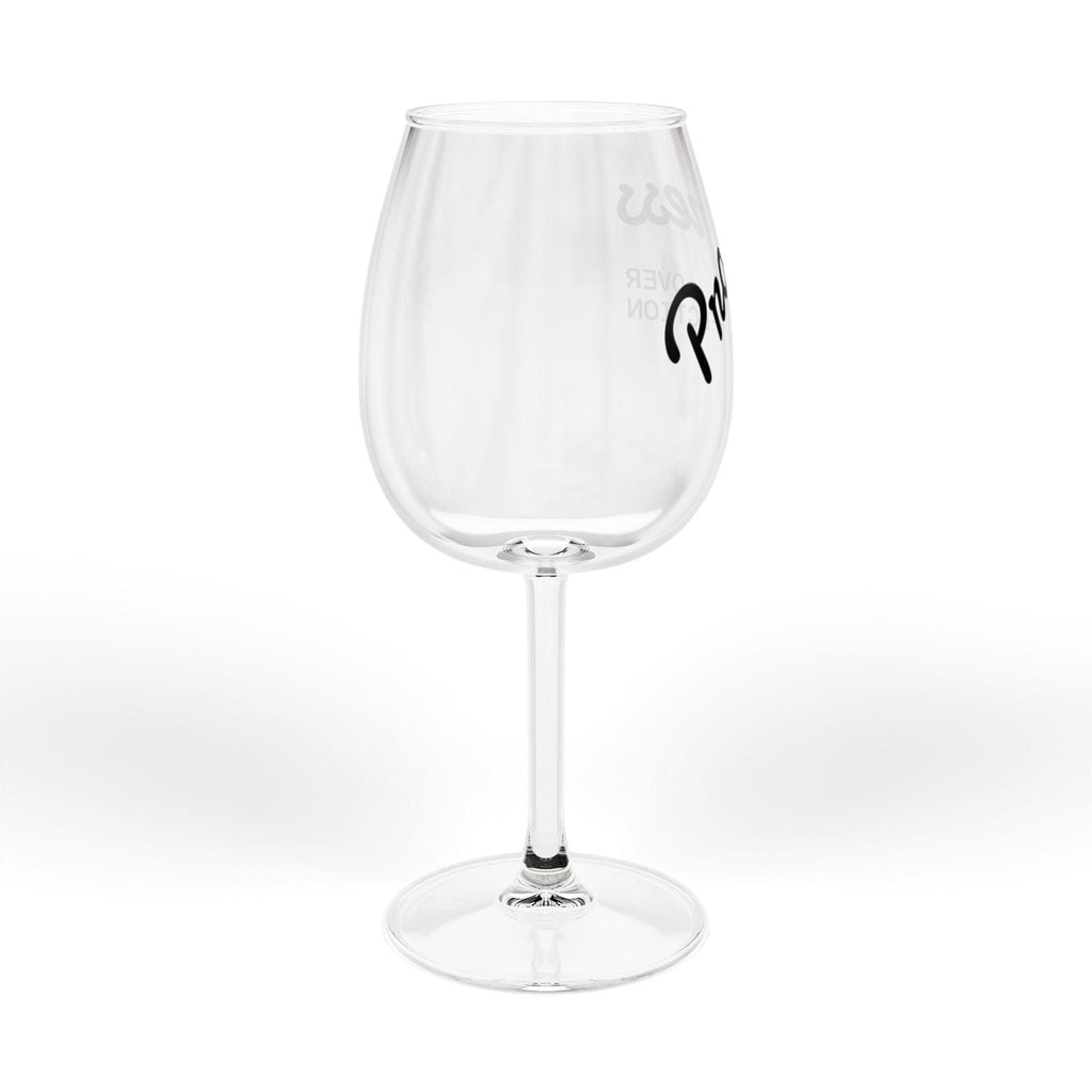 Progress Over Perfection Wine Glass | 12oz Motivational Stemware