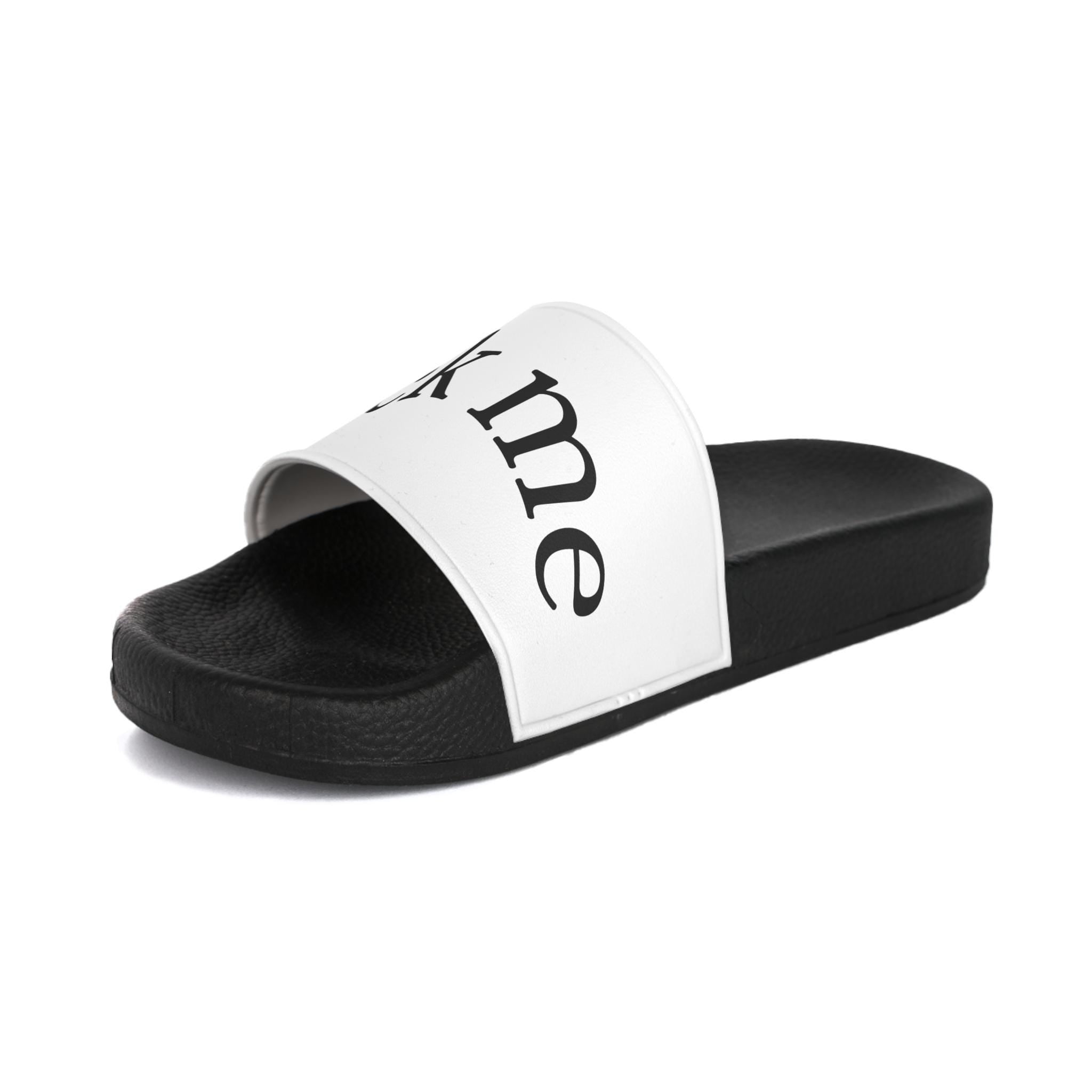 lick me Slide Sandals | Funny Text Pool Slides
