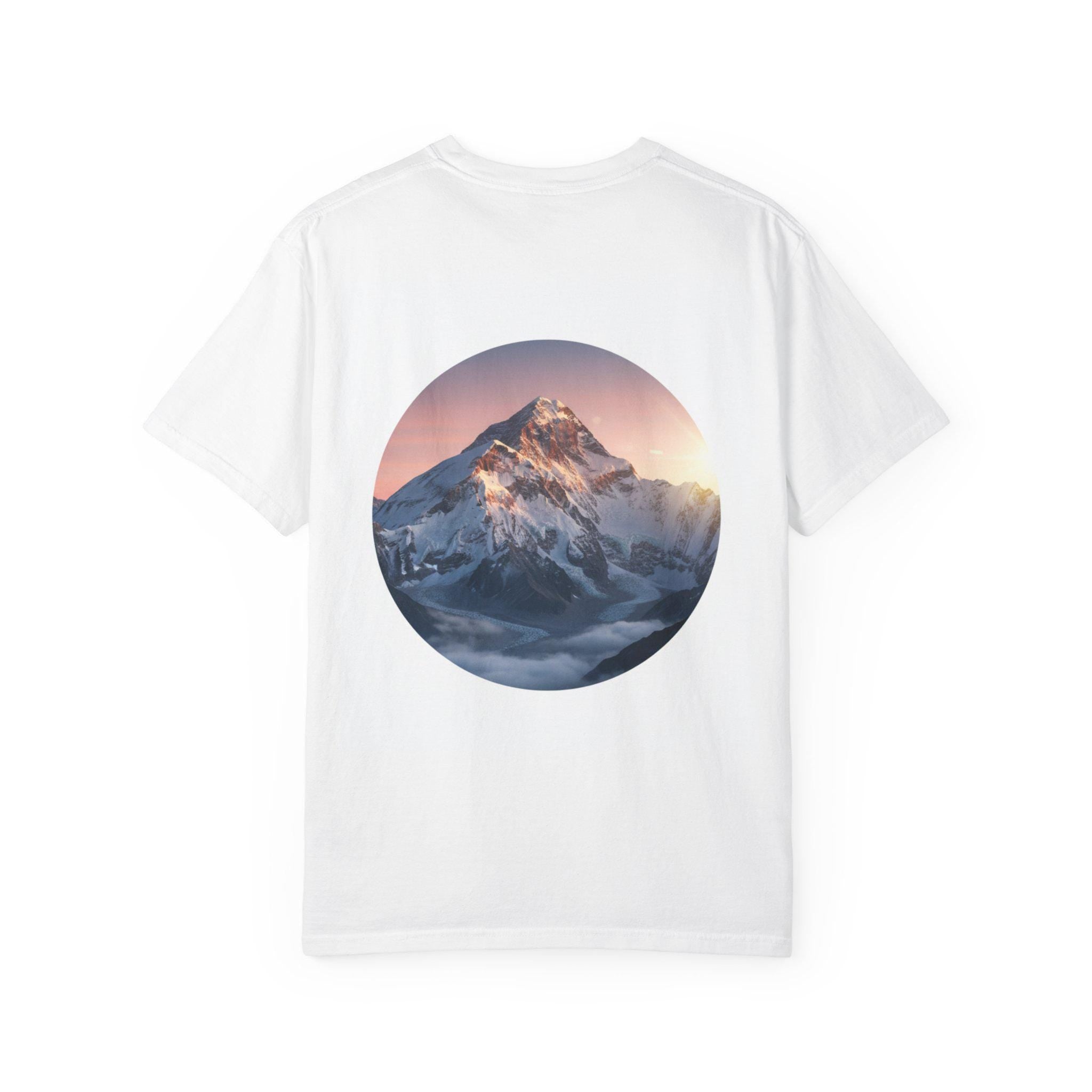 Mont Everest Mountain Circle Tee | Mountain Graphic T-Shirt